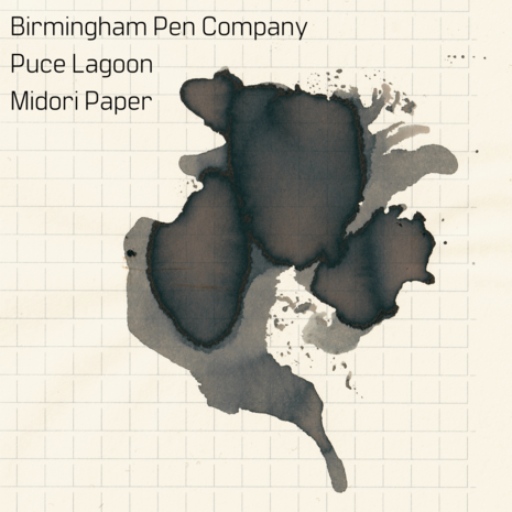Birmingham Pen Company - Puce Lagoon - Inkt sample