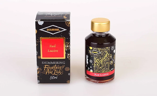 Diamine - Red Lustre - Inkt sample