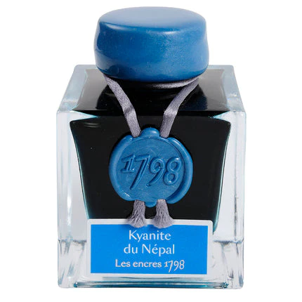 J. Herbin - 1798 - Kyanite du Nepal - Ink sample