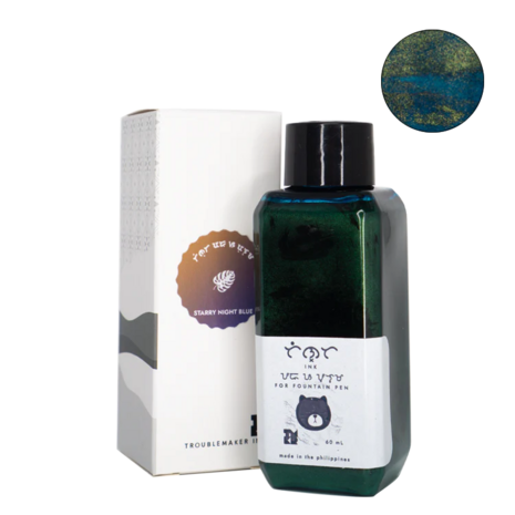 Troublemaker - Starry Night Blue - inksample