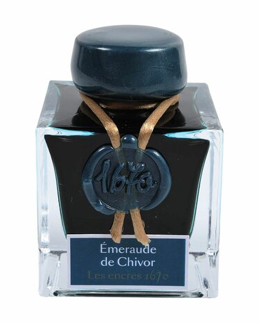 J. Herbin - 1670 - Emerald of Chivor - Inkt sample