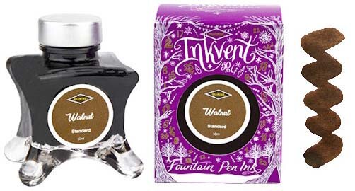 Diamine - Inkvent 2023 - Walnut - Inkt sample