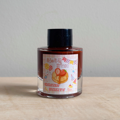Kitty Inkpot - Butter and Strawberry Bagel - Inkt sample