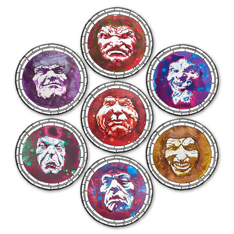 ExplorINKpack - Cult Pens - 7 Deadly Sins - complete serie - 7 samples