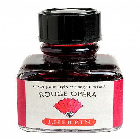 J. Herbin - Rouge Op&eacute;ra - Inkt sample
