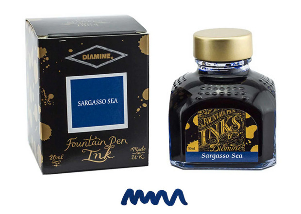 Diamine - Sargasso Sea - Inkt sample