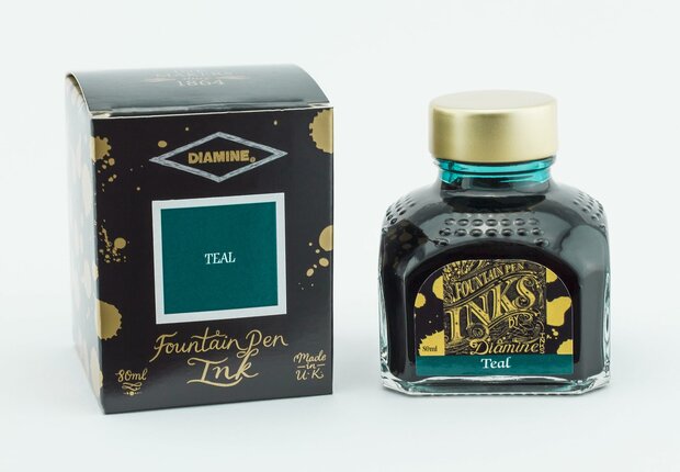 Diamine - Teal - Inkt sample