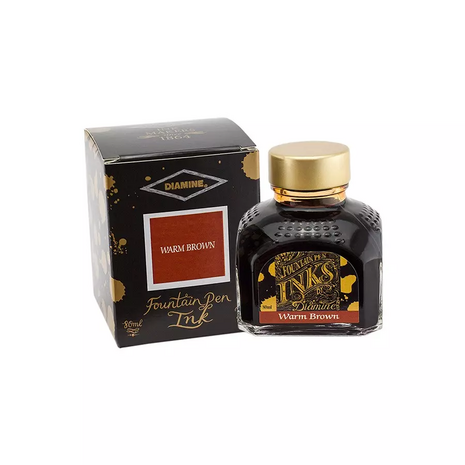 Diamine - Warm Brown - Inkt sample