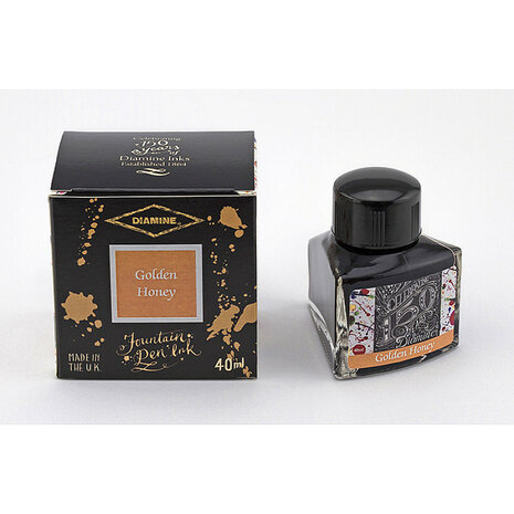 Diamine - Golden Honey - Inkt sample