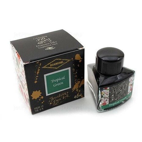 Diamine - Tropical Green - Inkt sample