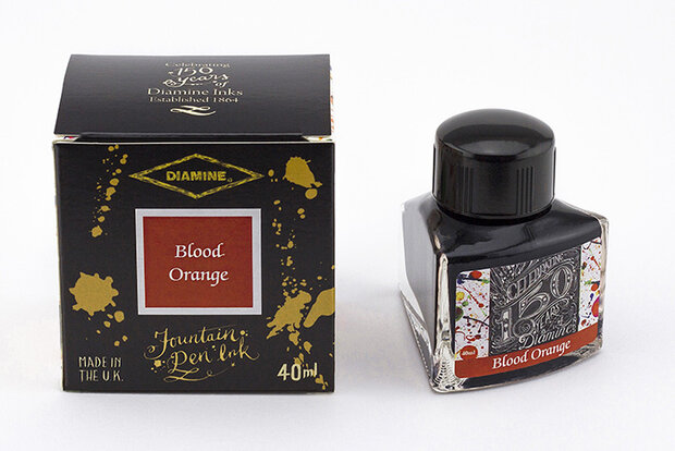 Diamine - Blood Orange - Inkt sample