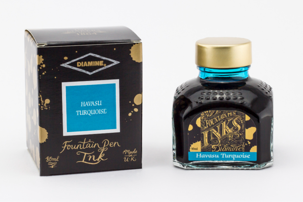 Diamine - Havasu Turquoise - Inkt sample