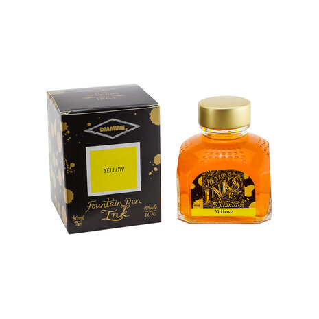 Diamine - Yellow - Inkt sample