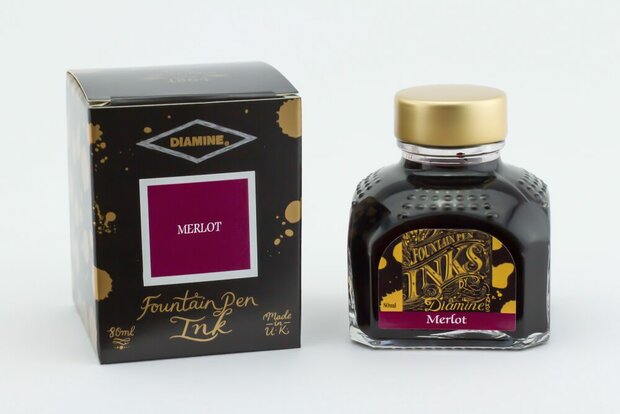 Diamine - Merlot - Inkt sample