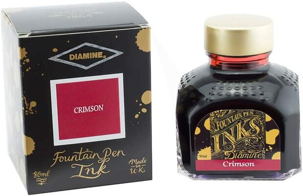 Diamine - Crimson - Inkt sample
