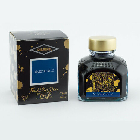 Diamine - Majestic Blue - Inkt sample