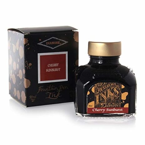 Diamine - Cherry Sunburst - Inkt sample