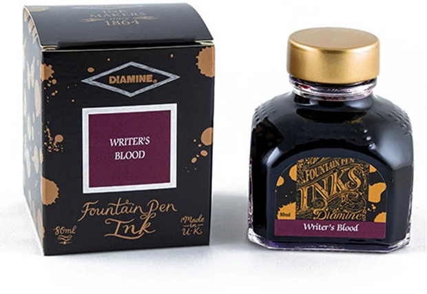 Diamine - Writer&#039;s Blood - Inkt sample