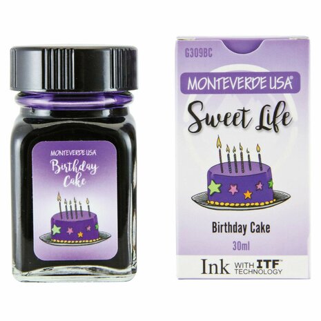 Monteverde -Sweet Life Collection - Birthday Cake - Inkt sample