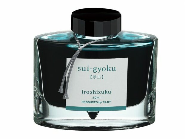 Pilot Iroshizuku - sui-gyoku - inkt sample