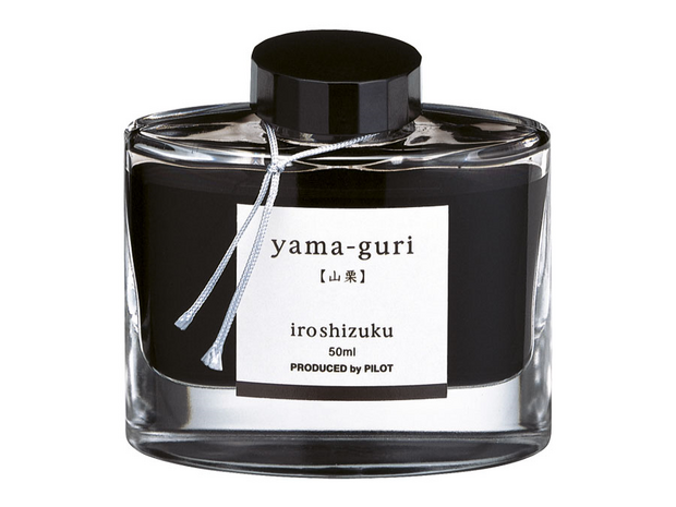 Pilot Iroshizuku - yama-guri - inkt sample