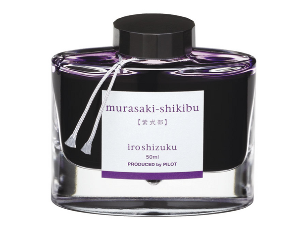 Pilot Iroshizuku - murasaki-shikibu  - inkt sample