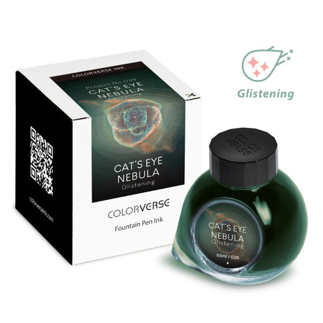 Colorverse - Cat&#039;s Eye Nebula - glistening - ink sample