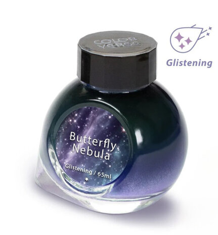 Colorverse - Butterfly Nebula - glistening - inkt sample