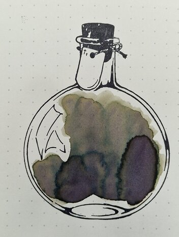 Kitty Inkpot - A certain Smog - Inkt sample