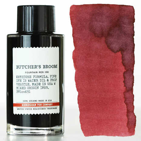 Birmingham Pen Company - Butchers Broom - Inkt sample