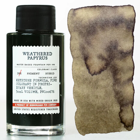 Birmingham Pen Company - Weathered Papyrus - Inkt sample