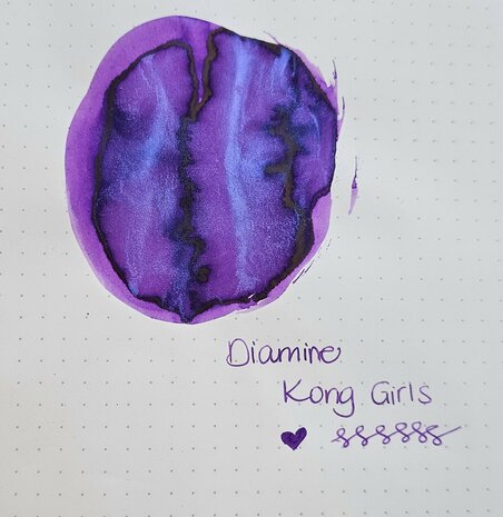 Diamine - Kong Girls - Inkt sample