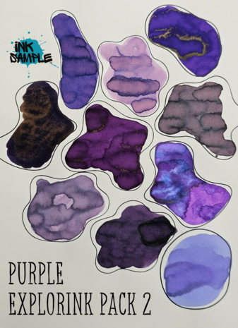 ExplorINK pack 2 - paars  - limited edition