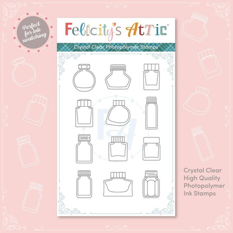 Stamp set - Mini Bottles 1 - Felicity&#039;s Attic