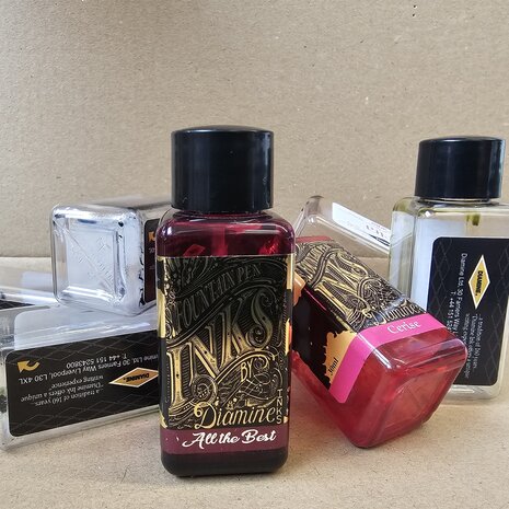 Inktfles leeg - Diamine 30ml - LEEG! gebruikt