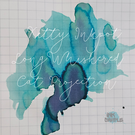 Kitty Inkpot - Long Wiskered Cat Projection
