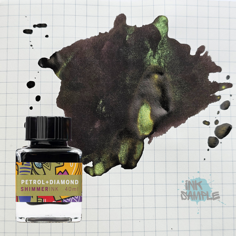 Leonardo Officiana Italiana - Petrol + Diamond shimmerink