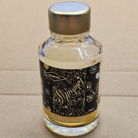 Inktfles leeg - Diamine Shimmer 50 ml - LEEG! gebruikt