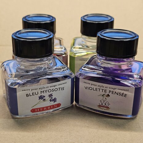 Inktfles leeg - Herbin 30 ml - LEEG! gebruikt