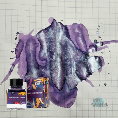 Leonardo Officiana Italiana - Lilac + bright silver shimmer