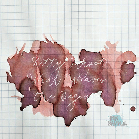 Kitty Inkpot - Wind Weaves the Begonia