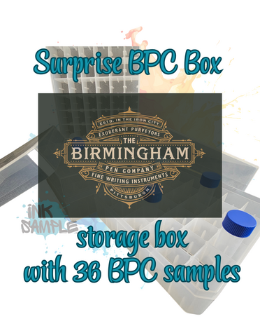 Surprise Box - Birmingham Pen Company - storage box with 36 samples