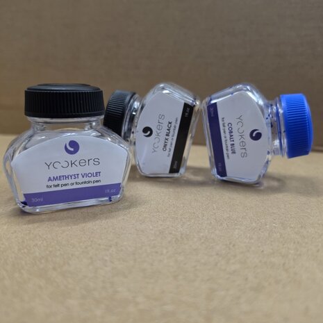 Inktfles leeg - Yookers - 30 ml - LEEG! gebruikt