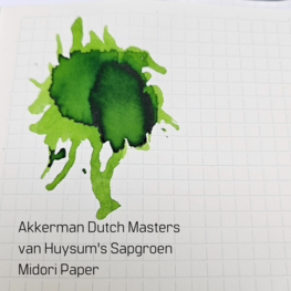 Akkerman -  van Huysum's Sapgroen - inksample
