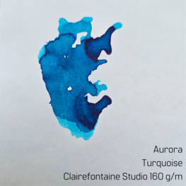 Aurora - Turquoise - Inkt sample
